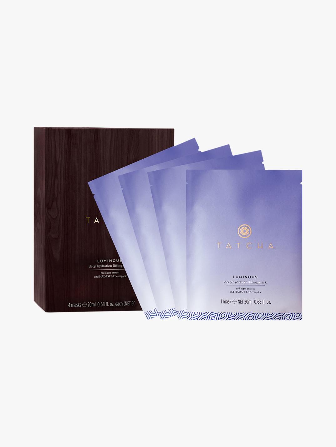 Tatcha Luminous Deep Hydration Lifting Mask 4 x 20ml | MECCA