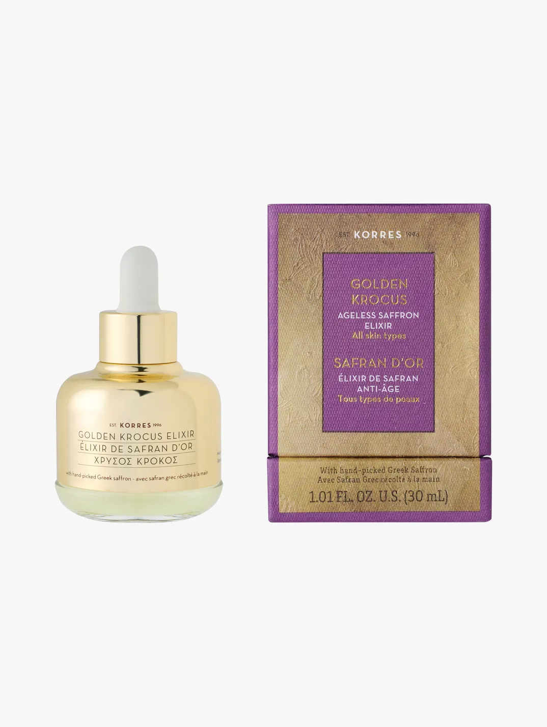 Alternative Image Korres Golden Krocus Ageless Saffron Elixir Serum