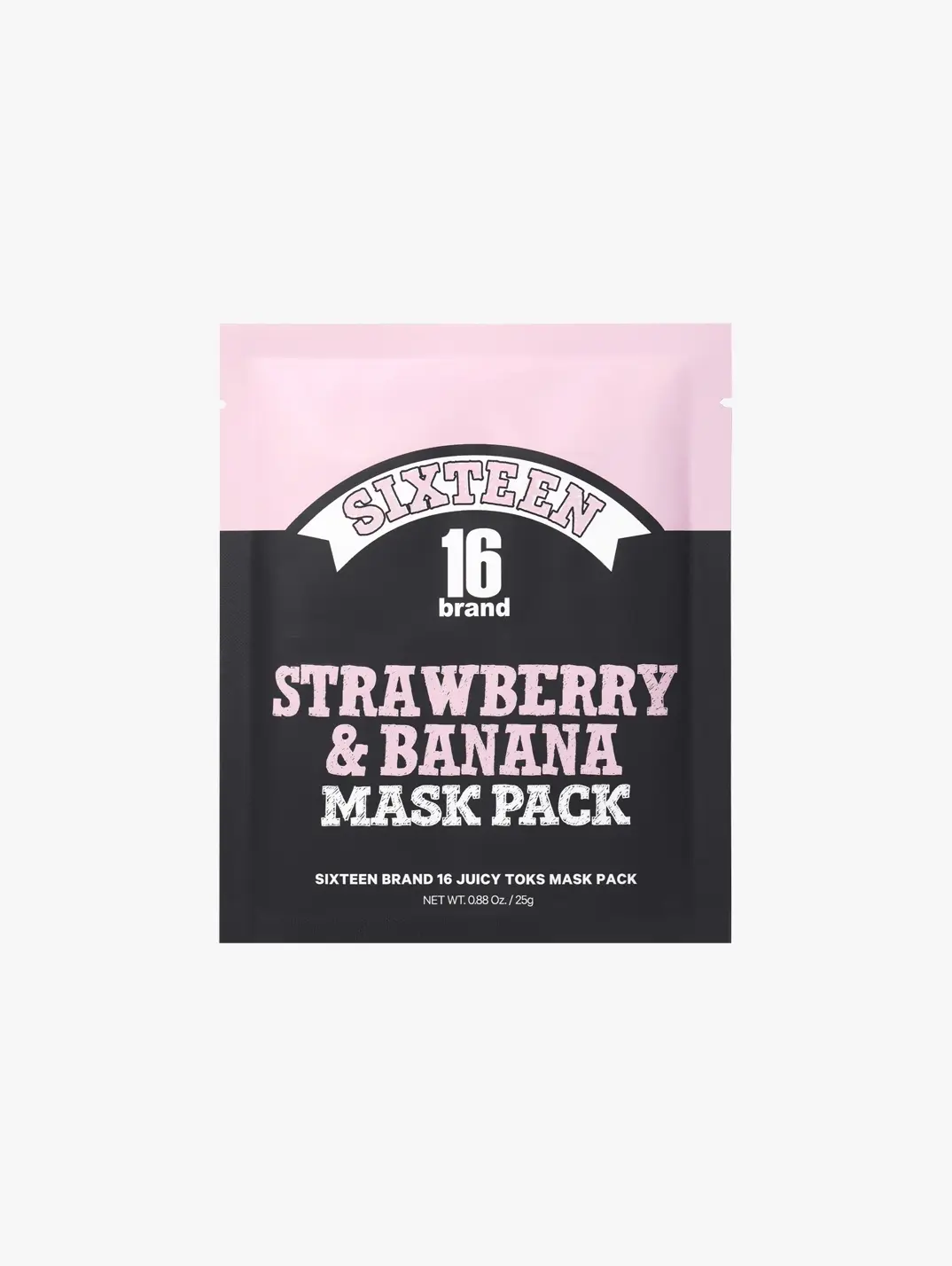 16Brand Juicy Mask Pack Strawberry Banana MECCA