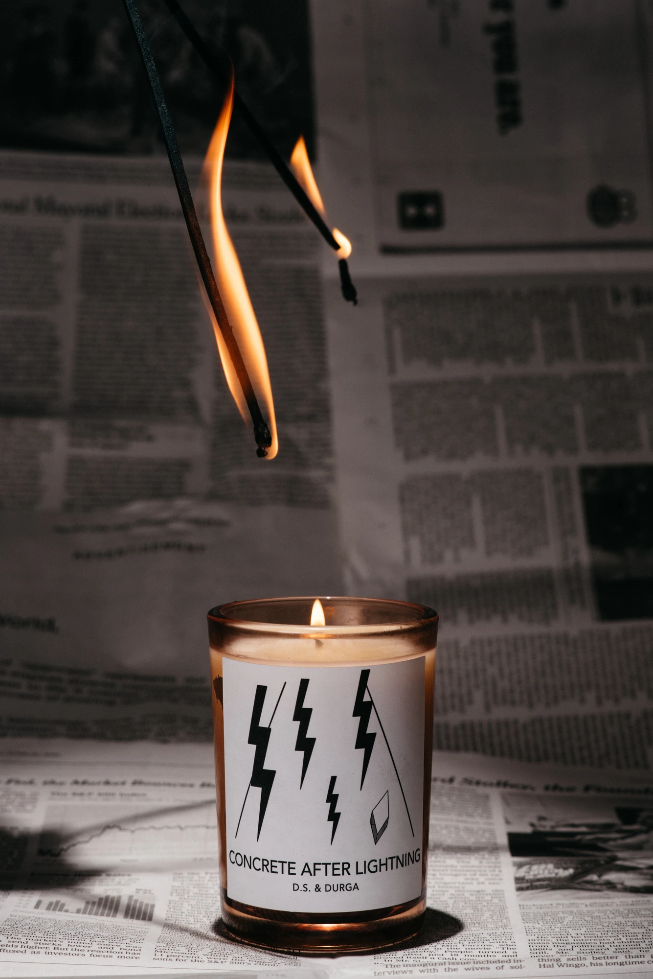 Alternative Image DSDURGA Concrete After Lightning Candle