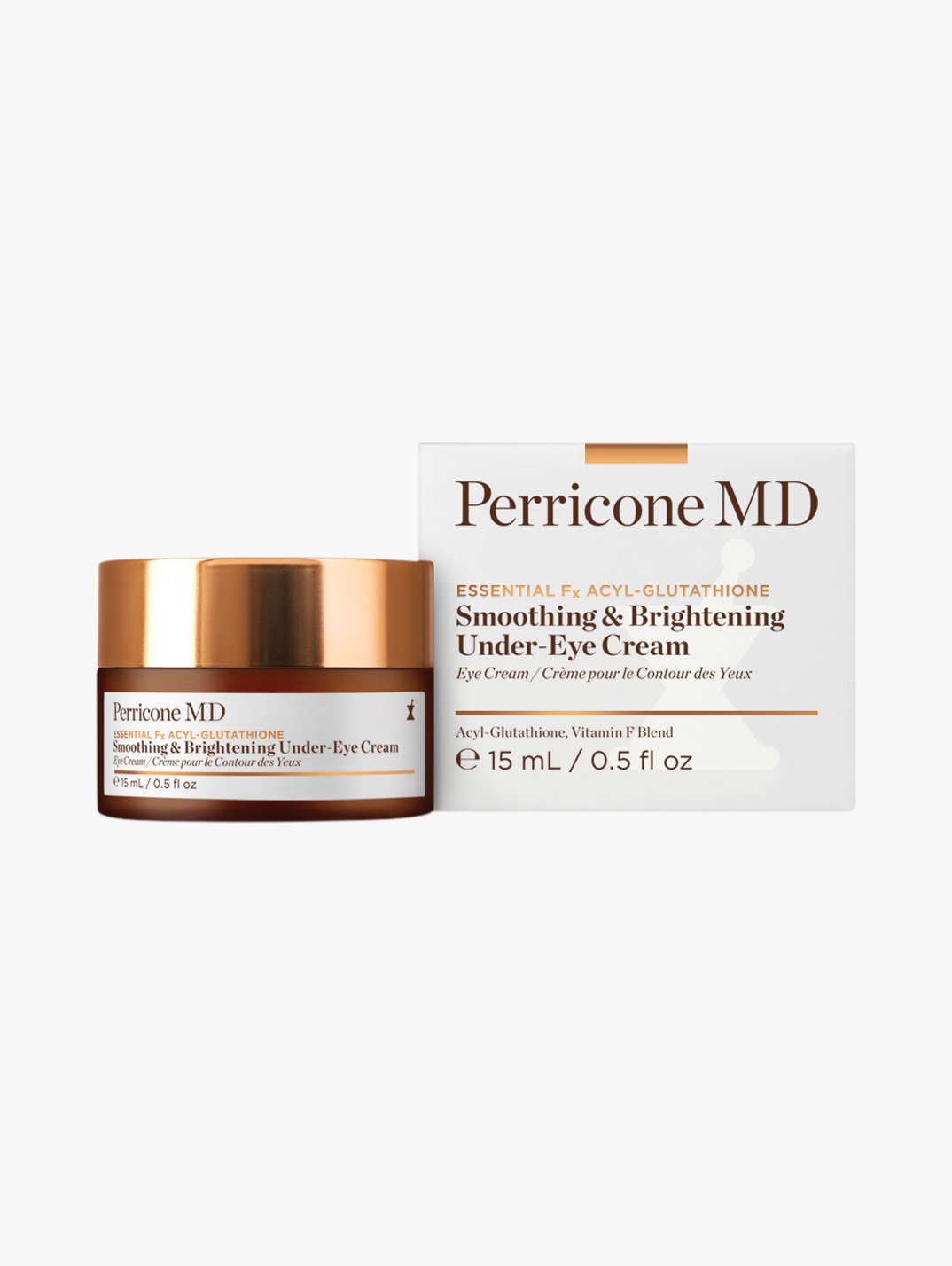 essential fx acyl-glutathione smoothing & brightening under-eye cream Targeted Correction Collection A rich Vitamin F blend of Flaxseeds Perricone MD Essential Fx Acyl-Glutathione
