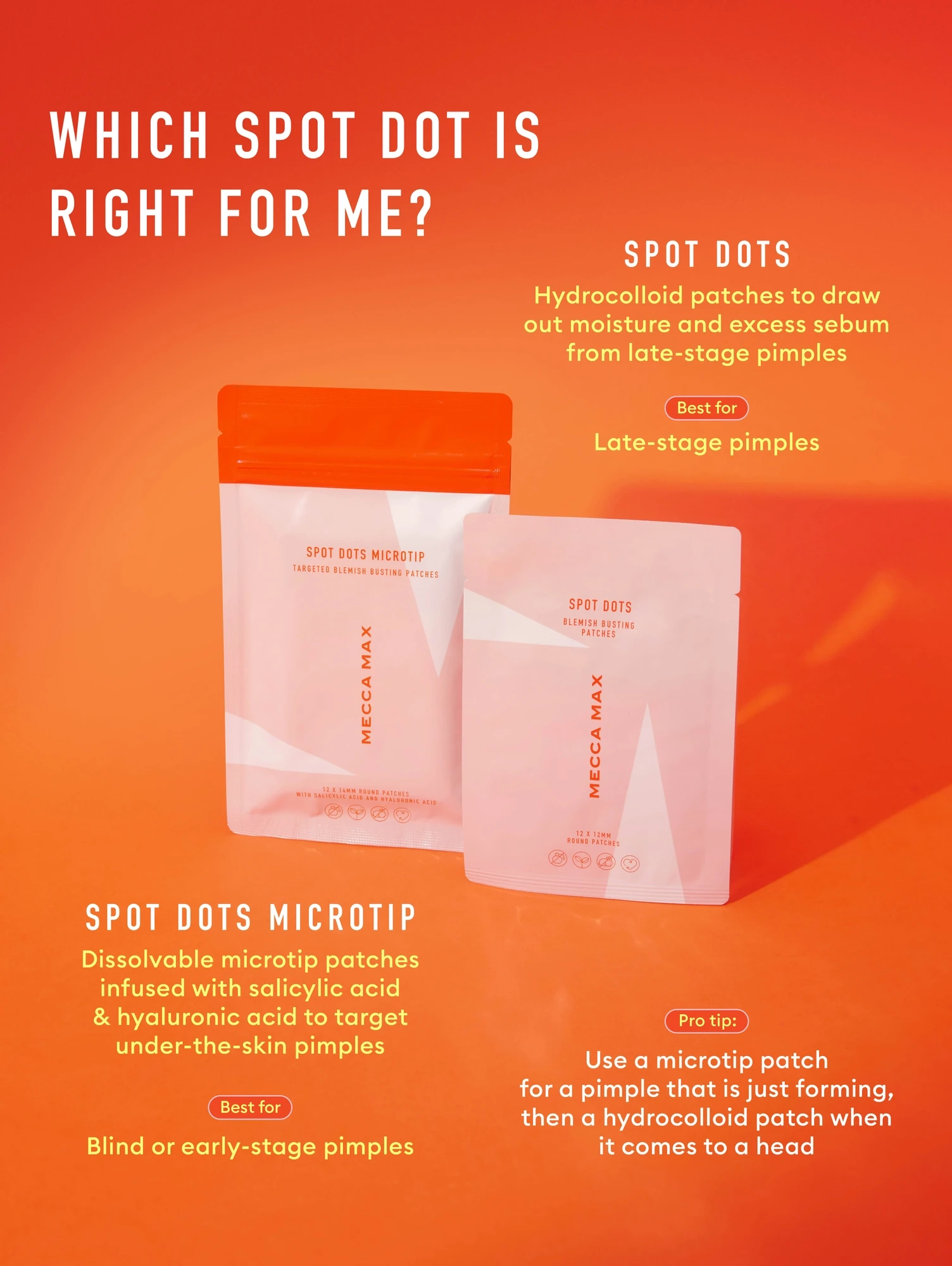 Alternative Image Mecca Max Spot Dots Blemish Busting Patches