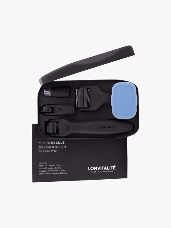 Lonvitalite Microneedle Derma Roller Face and Body Kit