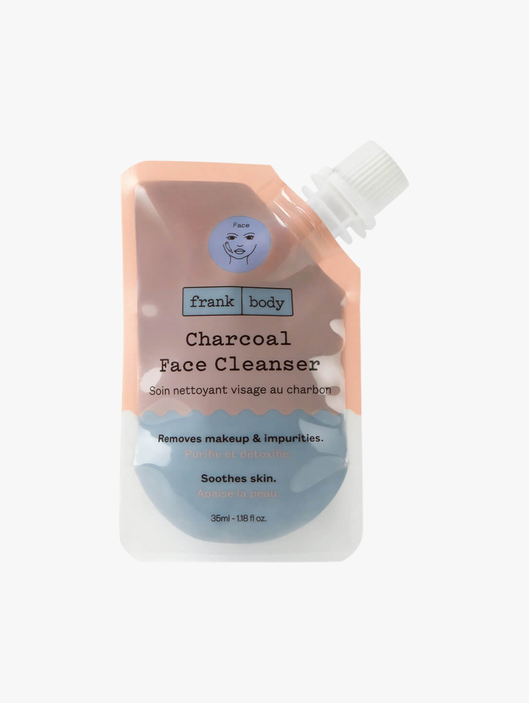 Frank Body Charcoal Face Cleanser 35ml MECCA