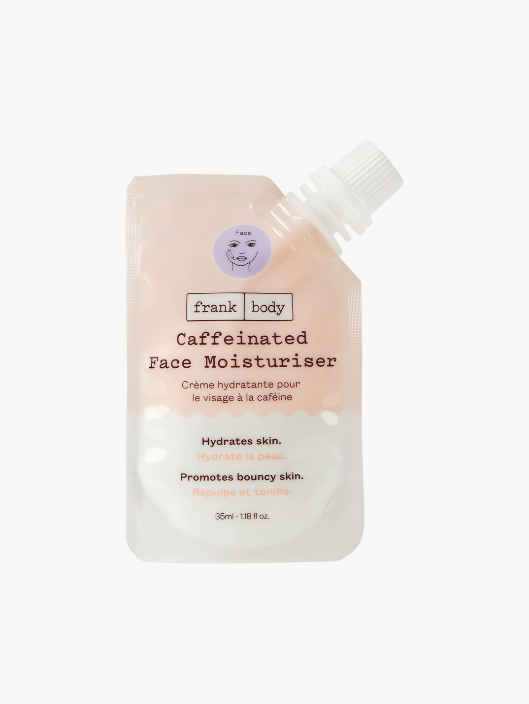 Frank Body Caffeinated Face Moisturiser 35ml MECCA