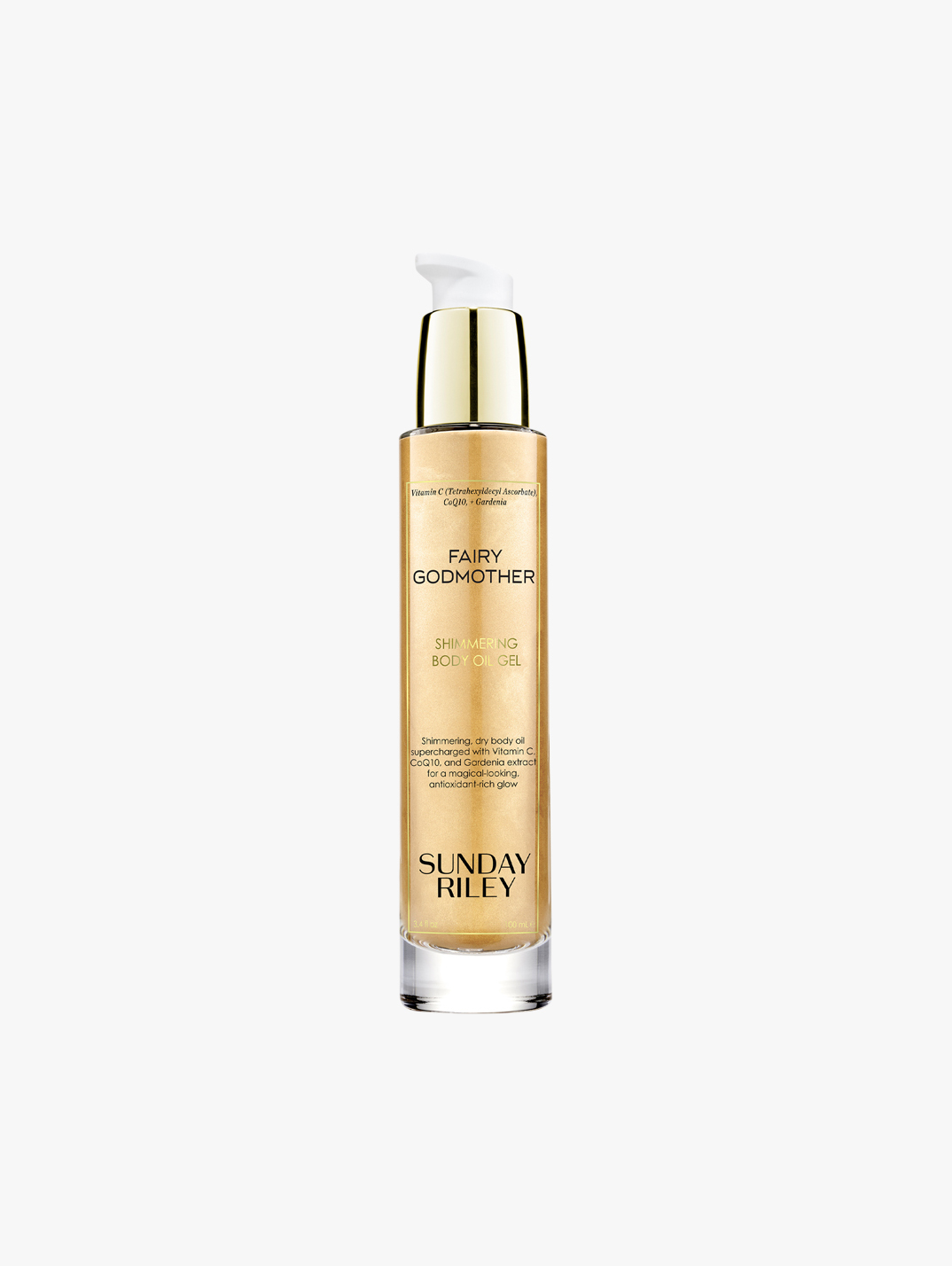 Sunday Riley Fairy Godmother Shimmering Body Oil Gel MECCA