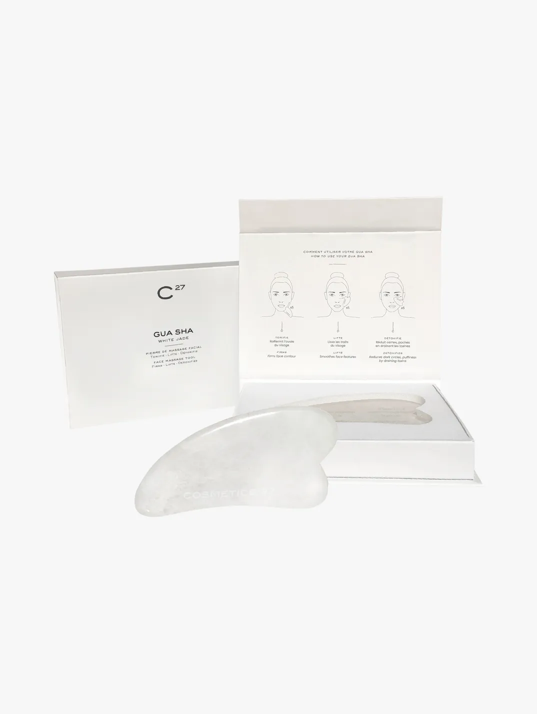 Alternative Image Cosmetics27 Gua Sha White Jade