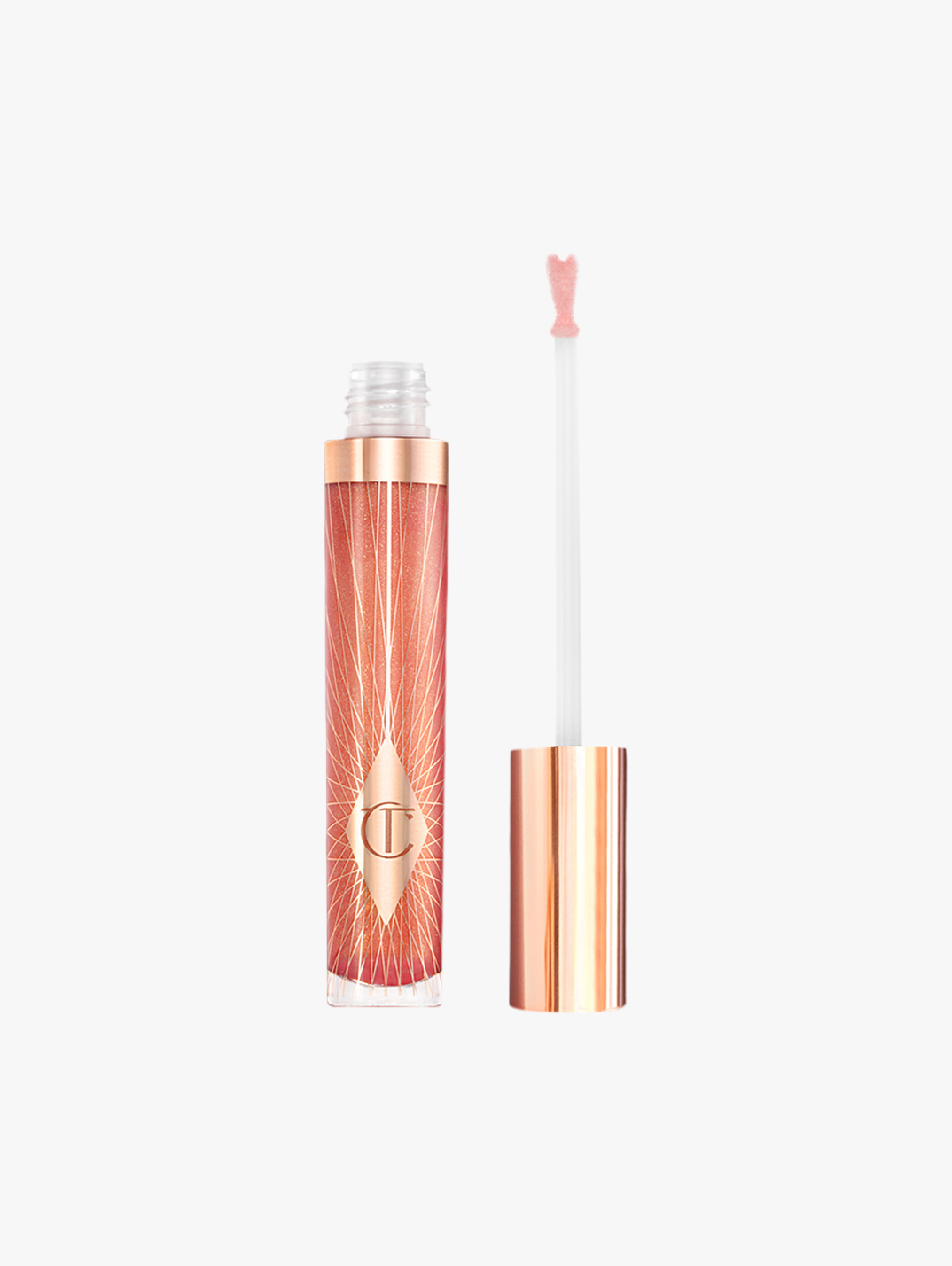 Charlotte Tilbury Collagen Lip Bath Gloss Peachy Plump MECCA