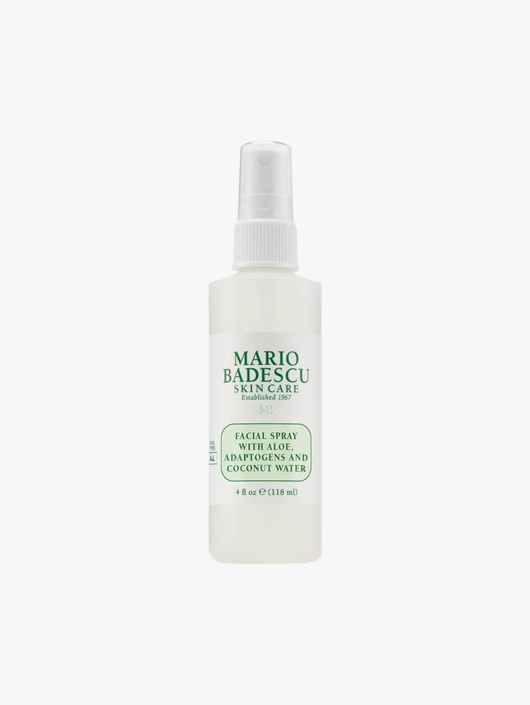 Facial Spray with Aloe, Adaptogens, Coconut Water