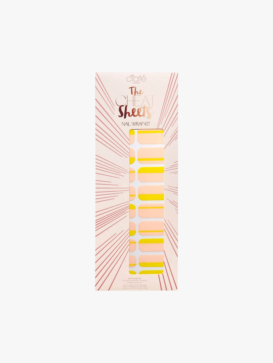 Ciaté London - Cheat Sheets Nail Wrap Kit - So Electric