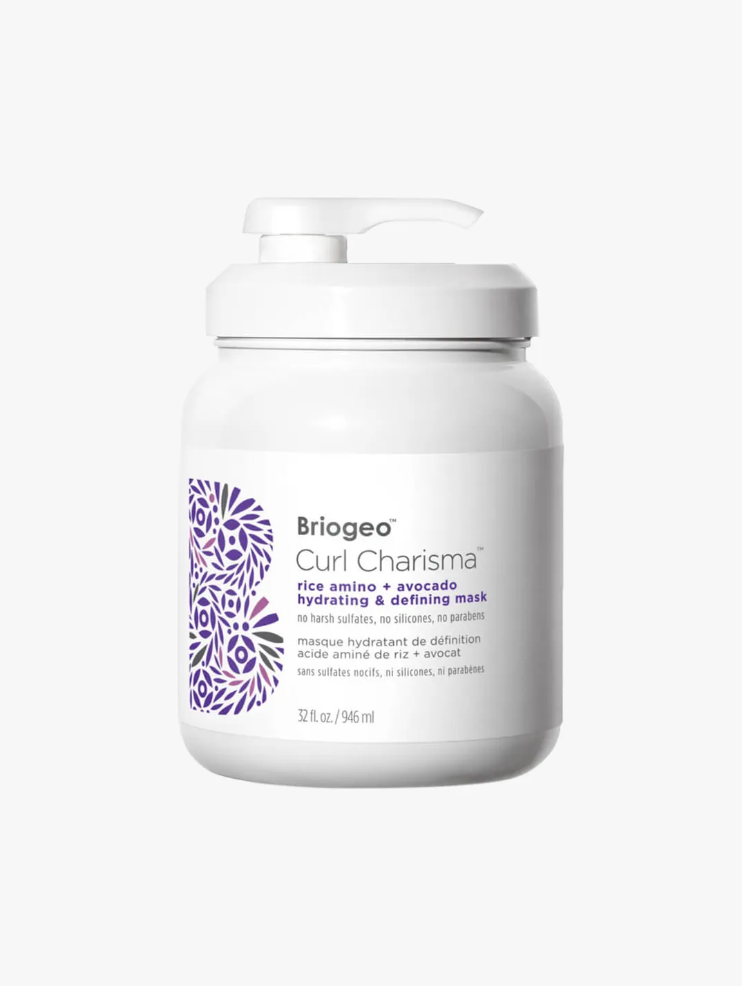 Hero Briogeo Curl Charisma Rice Amino Avocado Hydrating Defining Hair Mask For Curly Hair