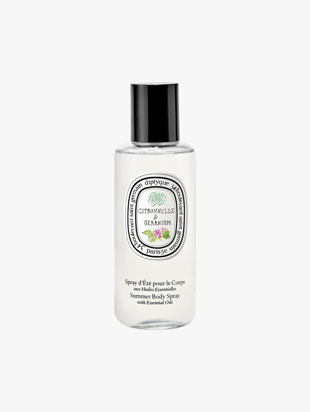 Citronnelle & Geranium Body Spray and Mosquito Repellent