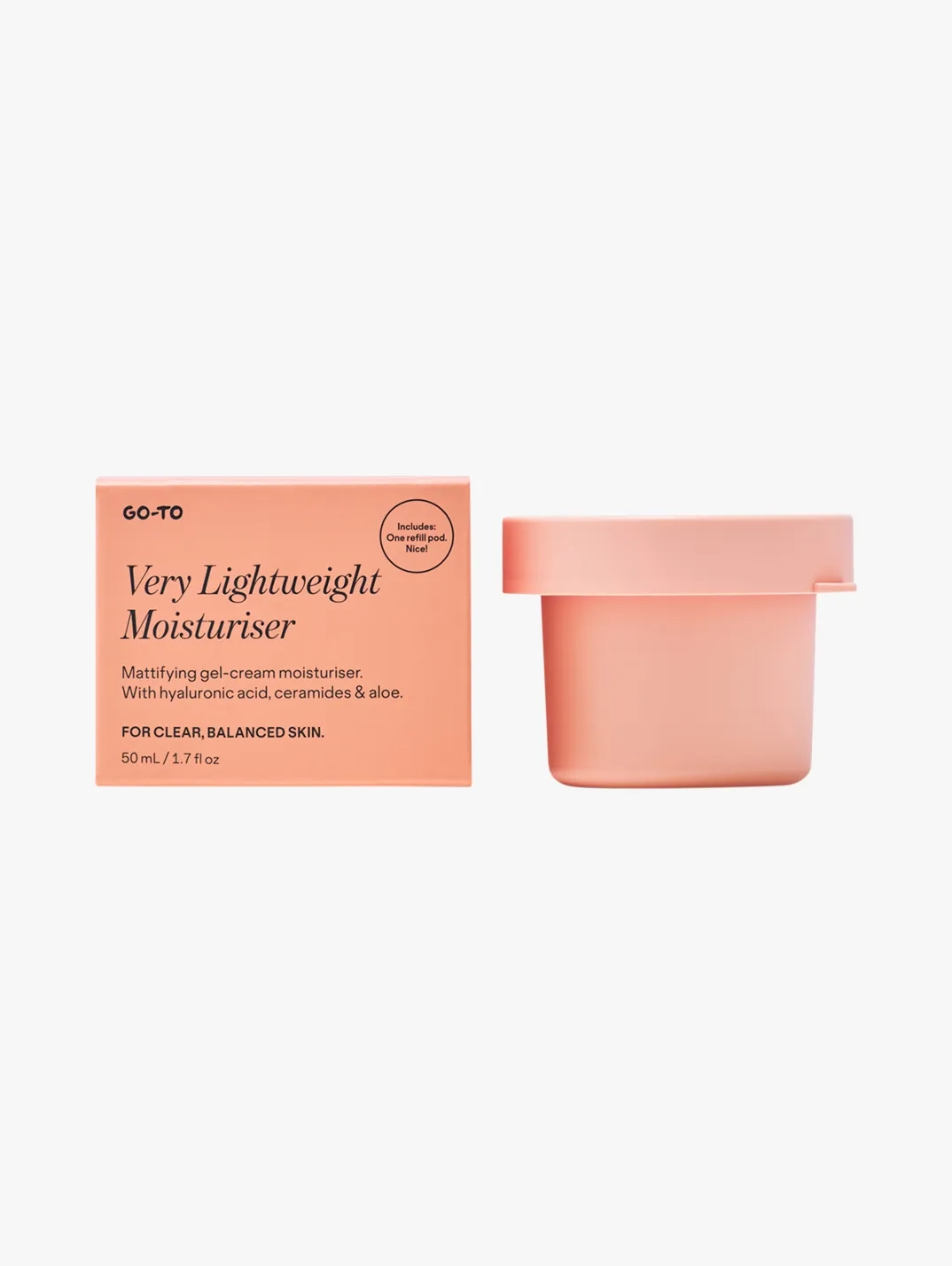 Hero Go To Very Lightweight Moisturiser Refillable Pod
