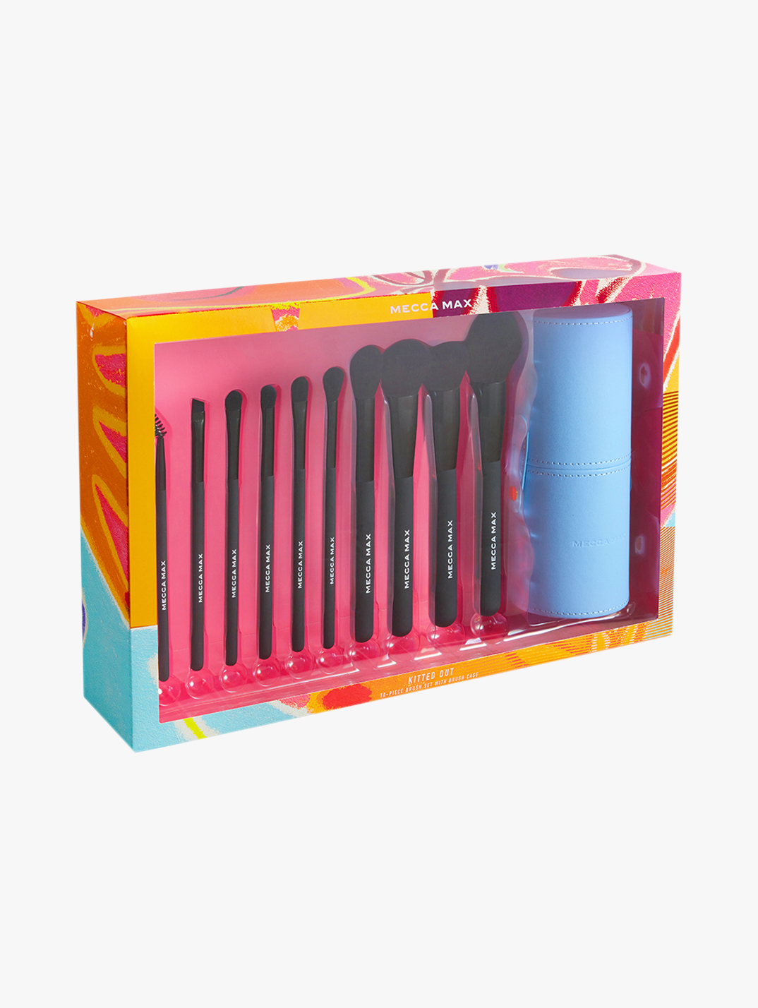 Kitted Out 10Piece Eye and Complexion Brush Set MECCA MAX MECCA