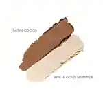Swatch Rose Inc Shadow Duet Satin& Shimmer Smoothing Eyeshadow