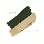 Swatch Rose Inc Shadow Duet Satin& Shimmer Smoothing Eyeshadow