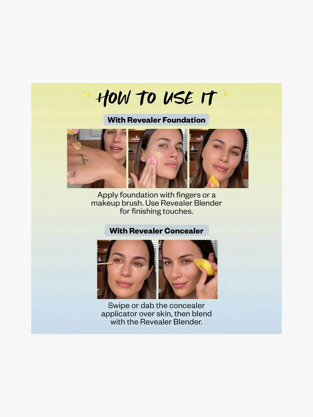 Alternative Image Kosas Revealer Dual Ended Makeup Blender