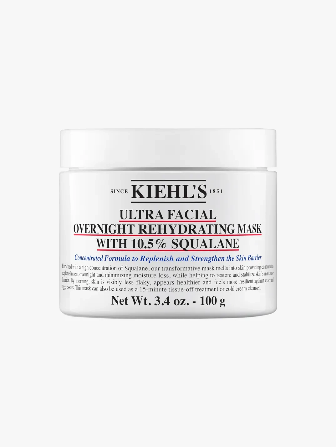 Hero Kiehls Ultra Facial Overnight Hydrating Face Mask