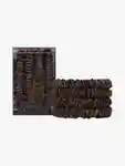 Alternative Image Slip Puresilkskinnyscrunchies Darkbrown