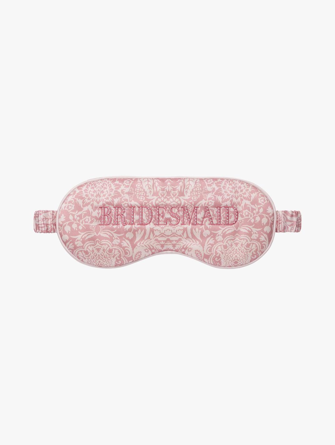 slip bridesmaid sleep mask