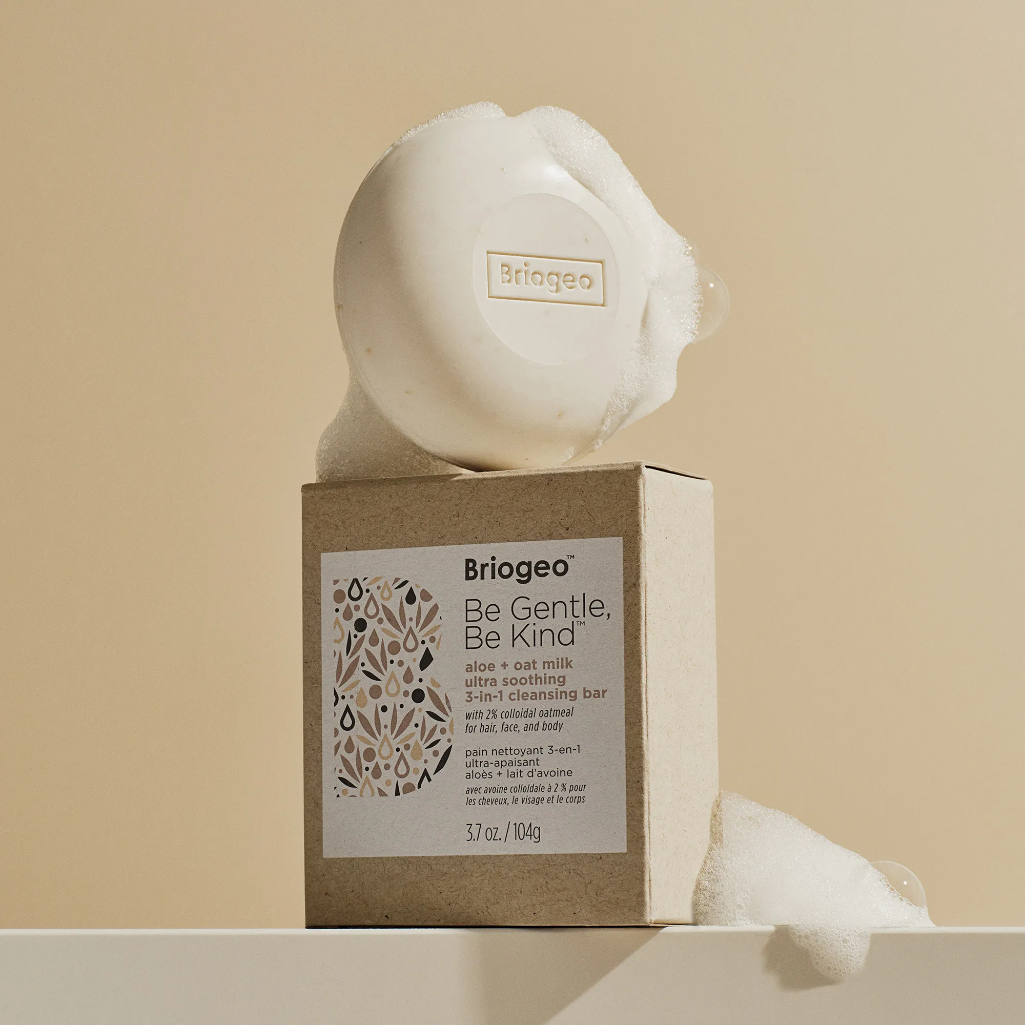 Alternative Image Briogeo Aloe+ Oat Milk Ultra Soothing Cleansing Bar