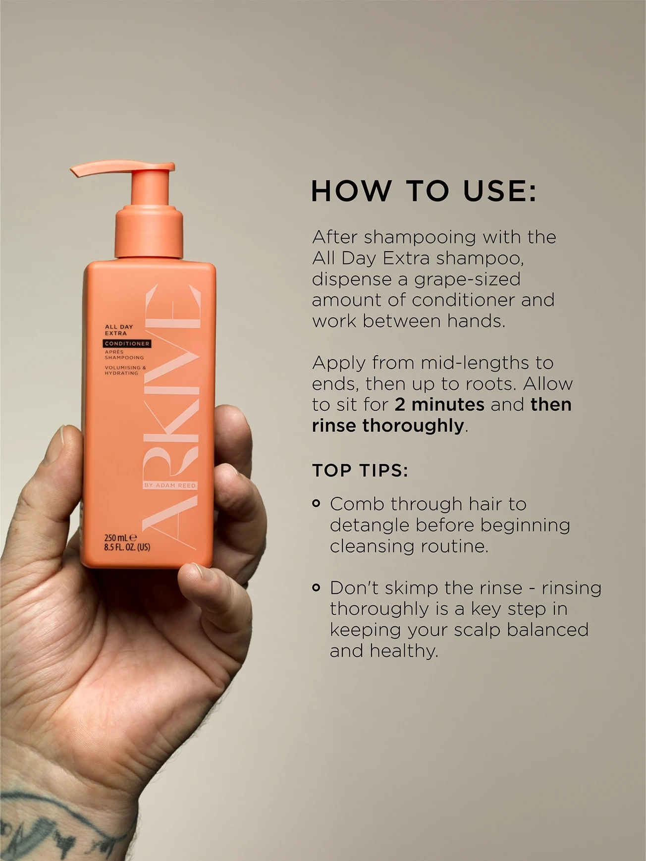 Alternative Image ARKIVE All Day Extra Conditioner 250ml