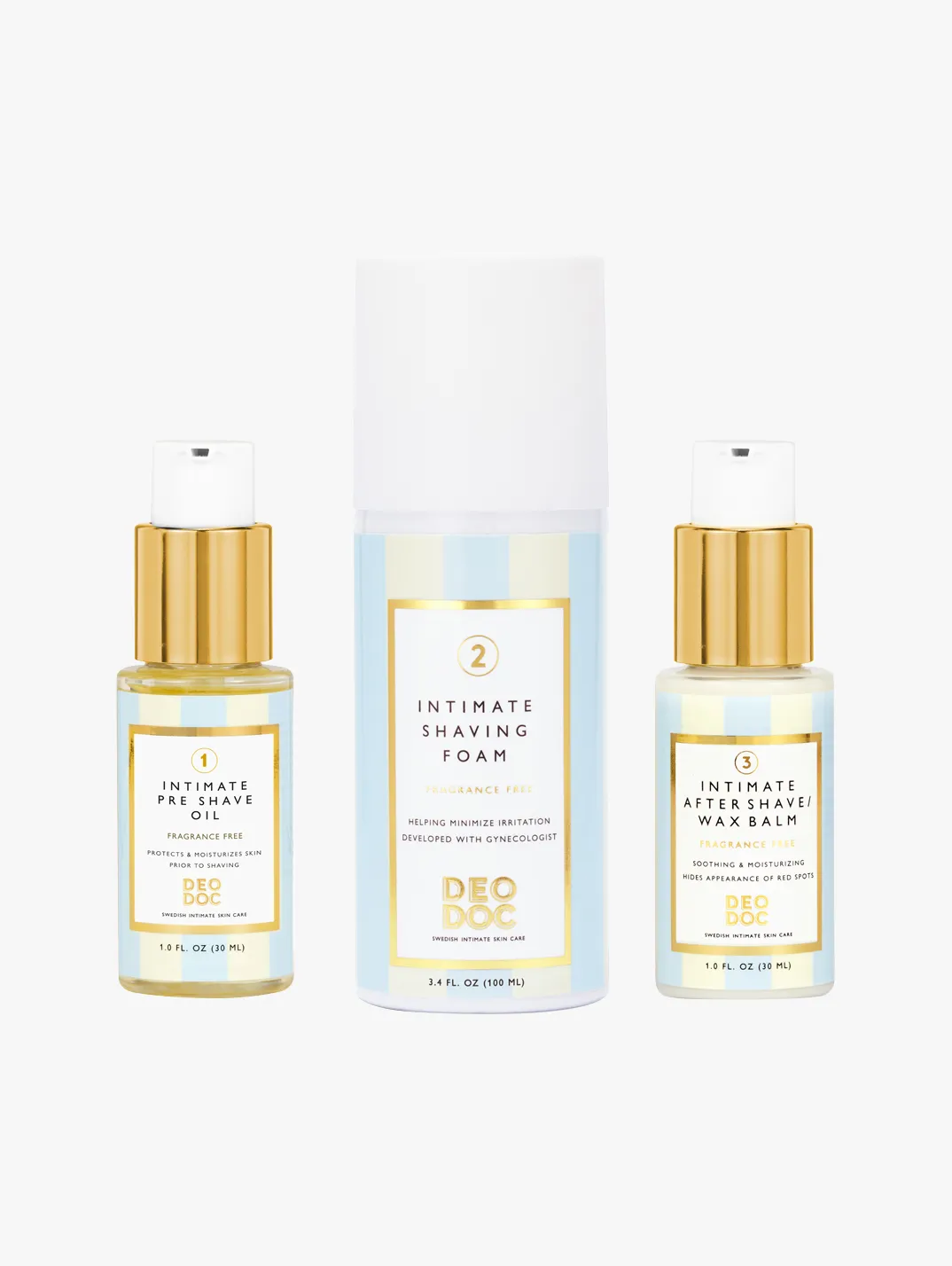 Alternative Image Deo Doc Intimate Shaving Trio Fresh Coconut