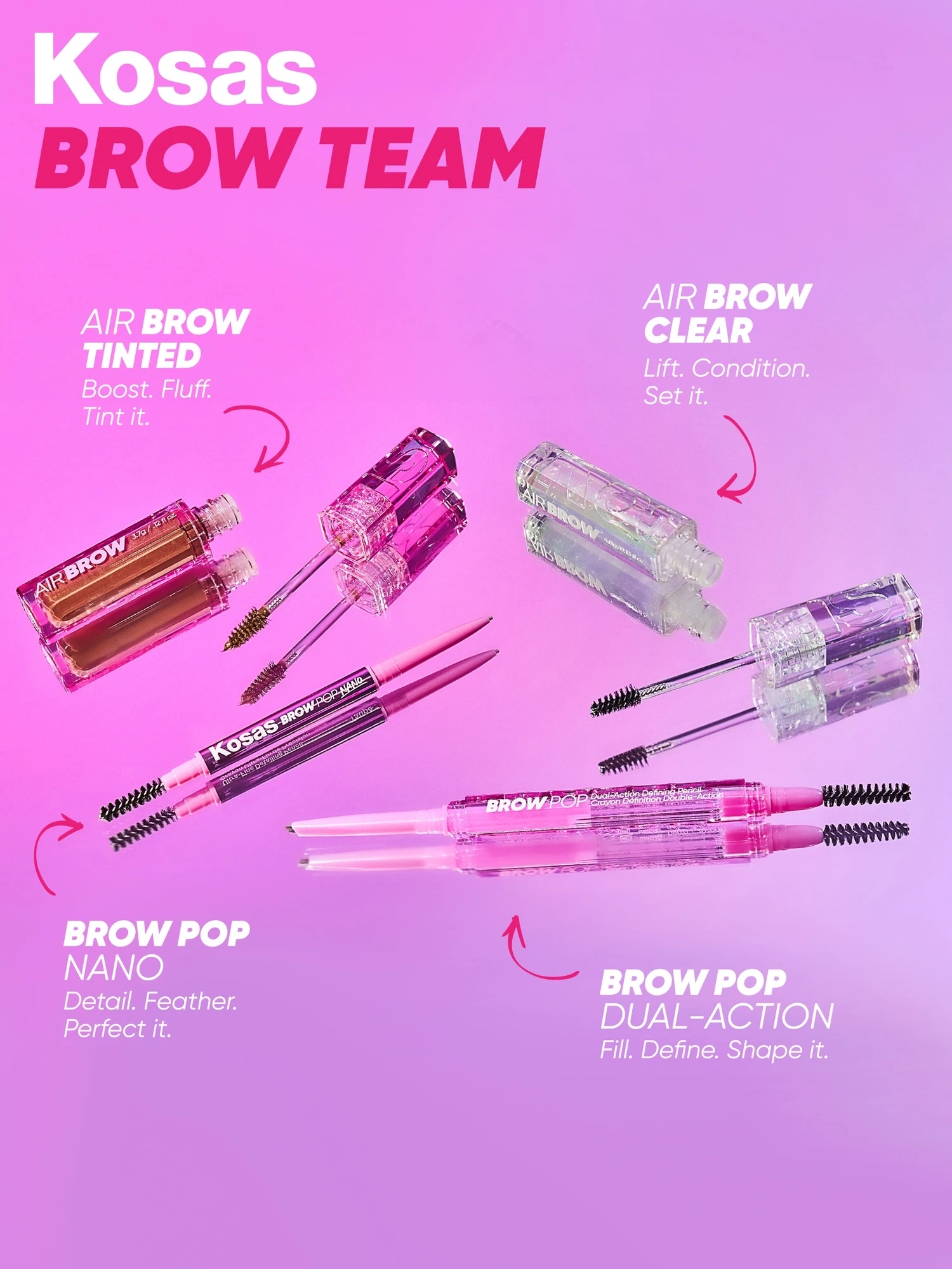 I 061537 Kosas A5 Brow Pop Nano Ultra Fine Detailing Pencil