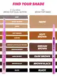 I 061537 Kosas A4 Brow Pop Nano Ultra Fine Detailing Pencil