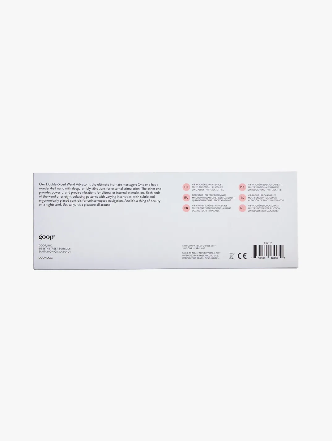 goop beauty Double-Sided Wand Vibrator | MECCA