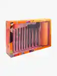 Alternative Image Mecca Max Brushing Up10 Piece Brush Set With Sponge Brush Case