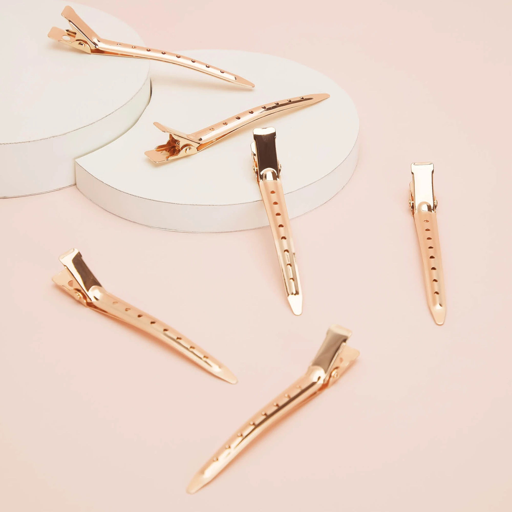 Alternative Image Kitsch Styling Clips Rose Gold