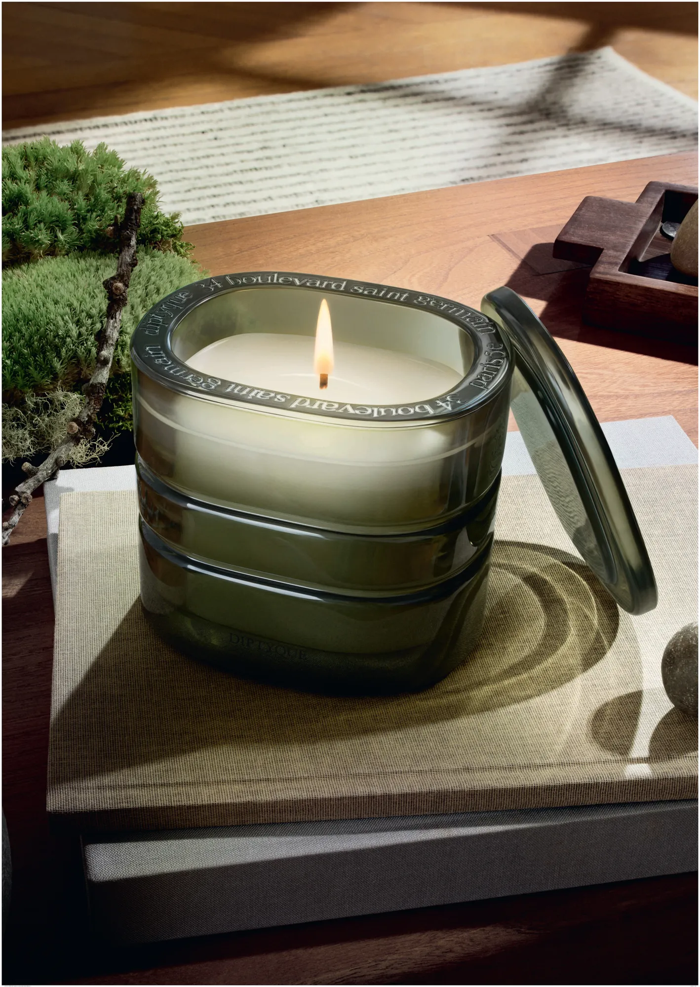 DIPTYQUE Temple des Mousses Premium Scented Candle | MECCA