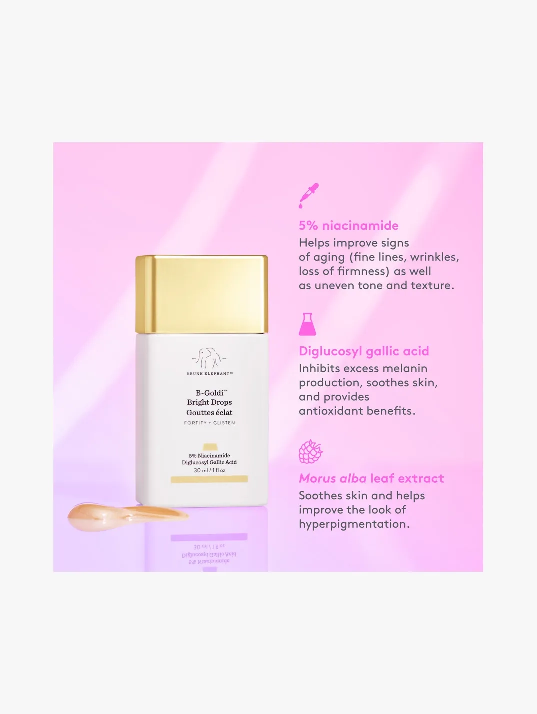 Drunk Elephant B-Goldi Bright Drops | MECCA