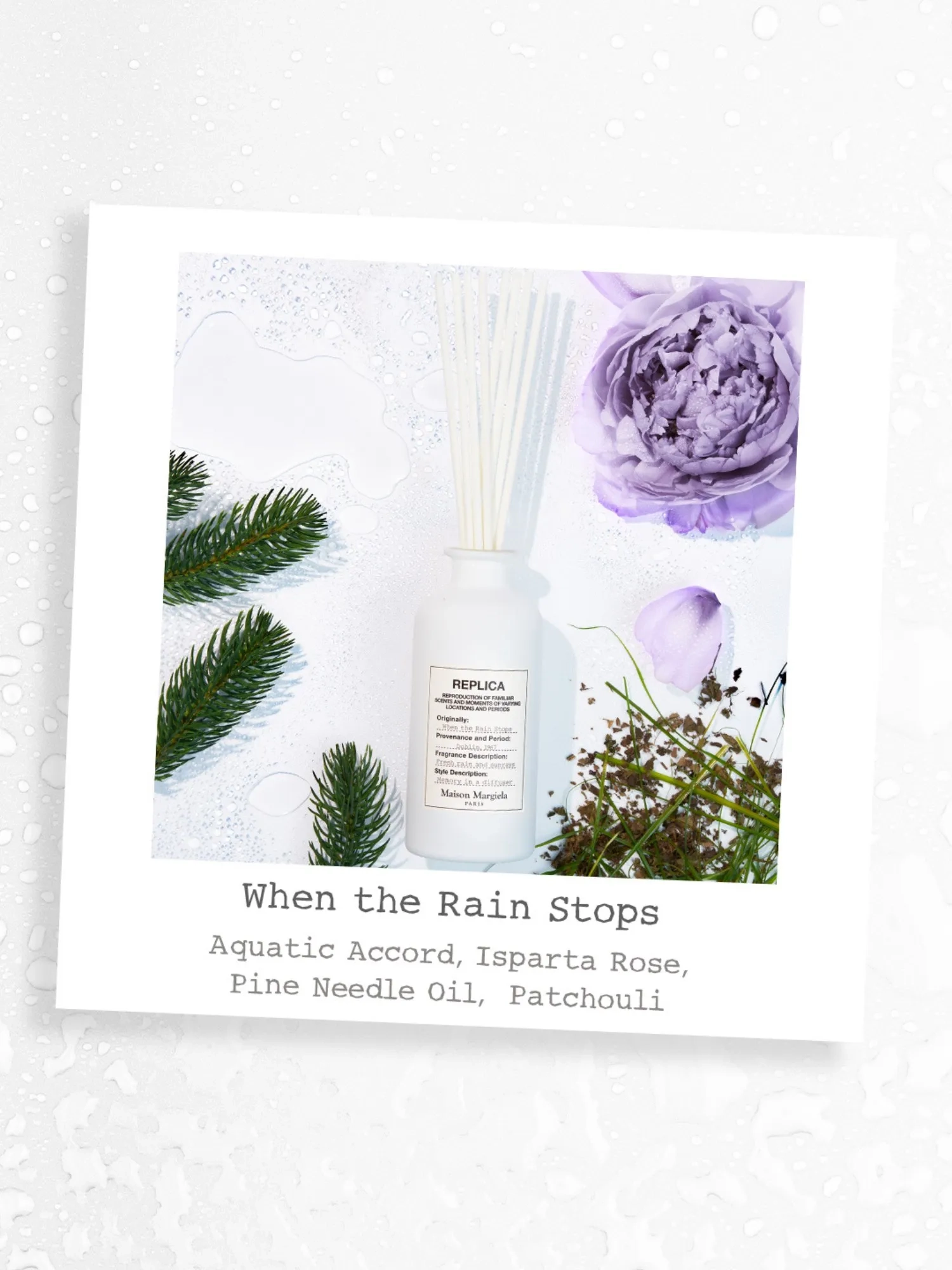 MaisonMargiela When the Rain Stops 正規品 REPLICA When the Rain Stops Scent Diffuser | Maison Margiela