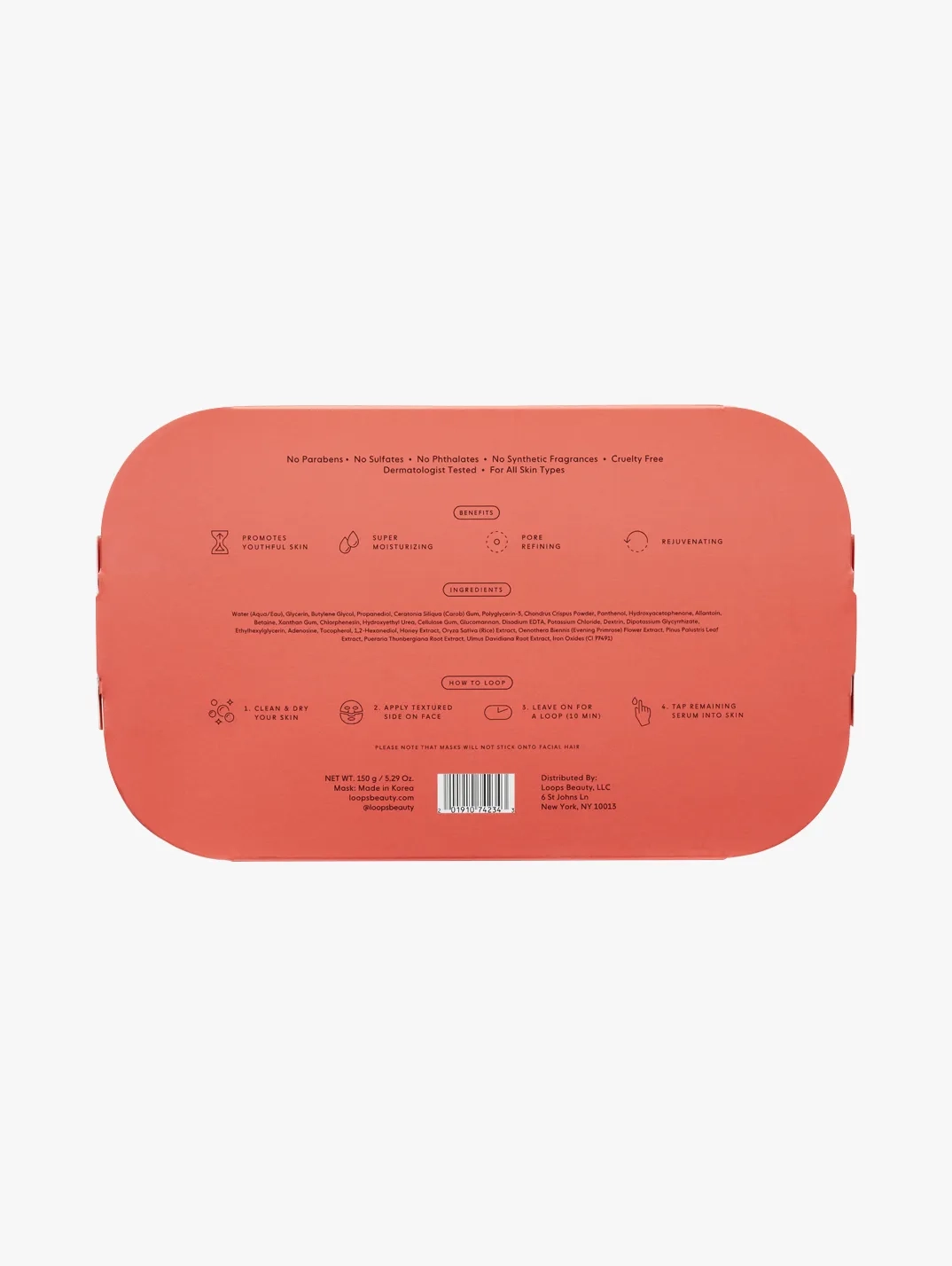 Alternative Image Loops Weekly Reset Face Mask5 Pack