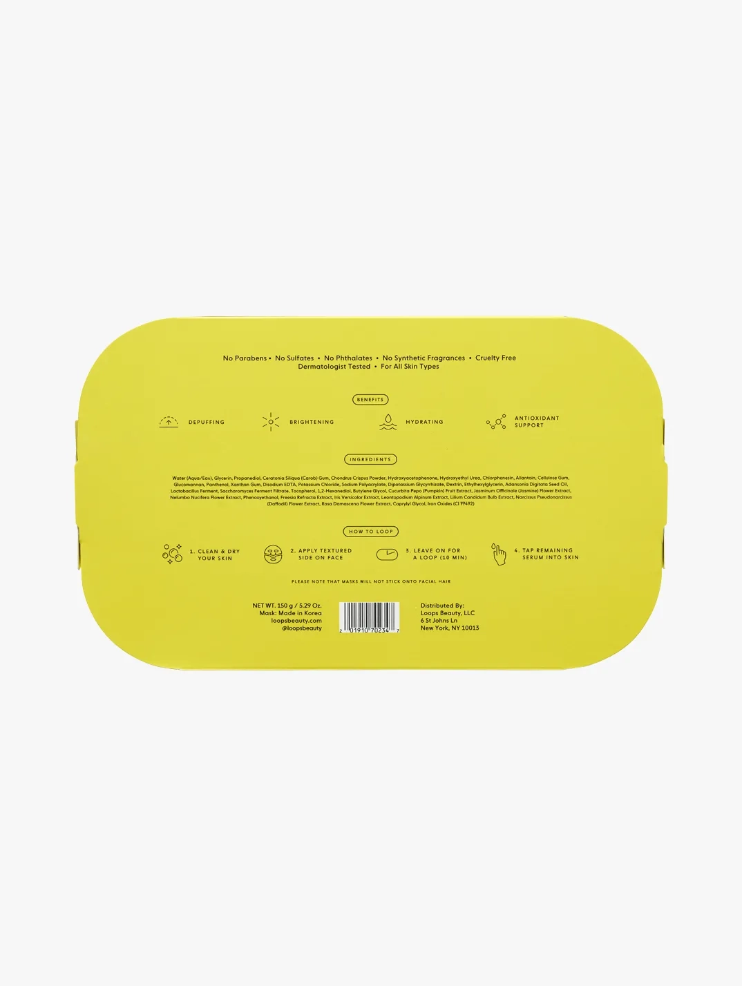Alternative Image Loops Sunrise Service Face Mask5 Pack
