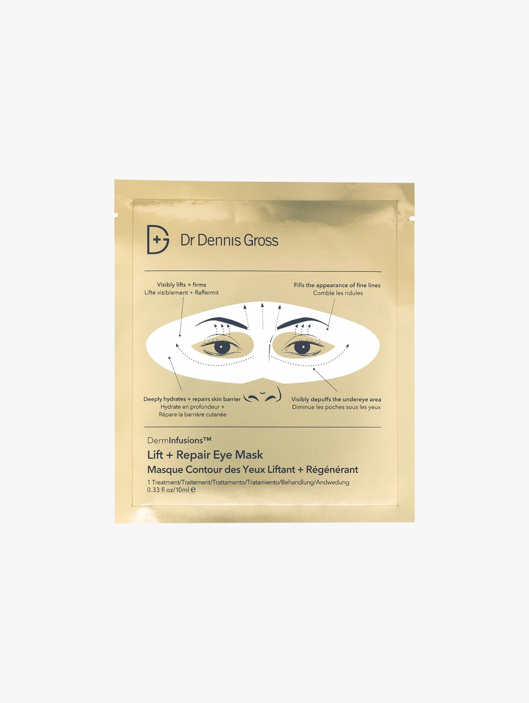 DermInfusions™ Lift + Repair Eye Mask - Dr. Dennis Gross Skincare