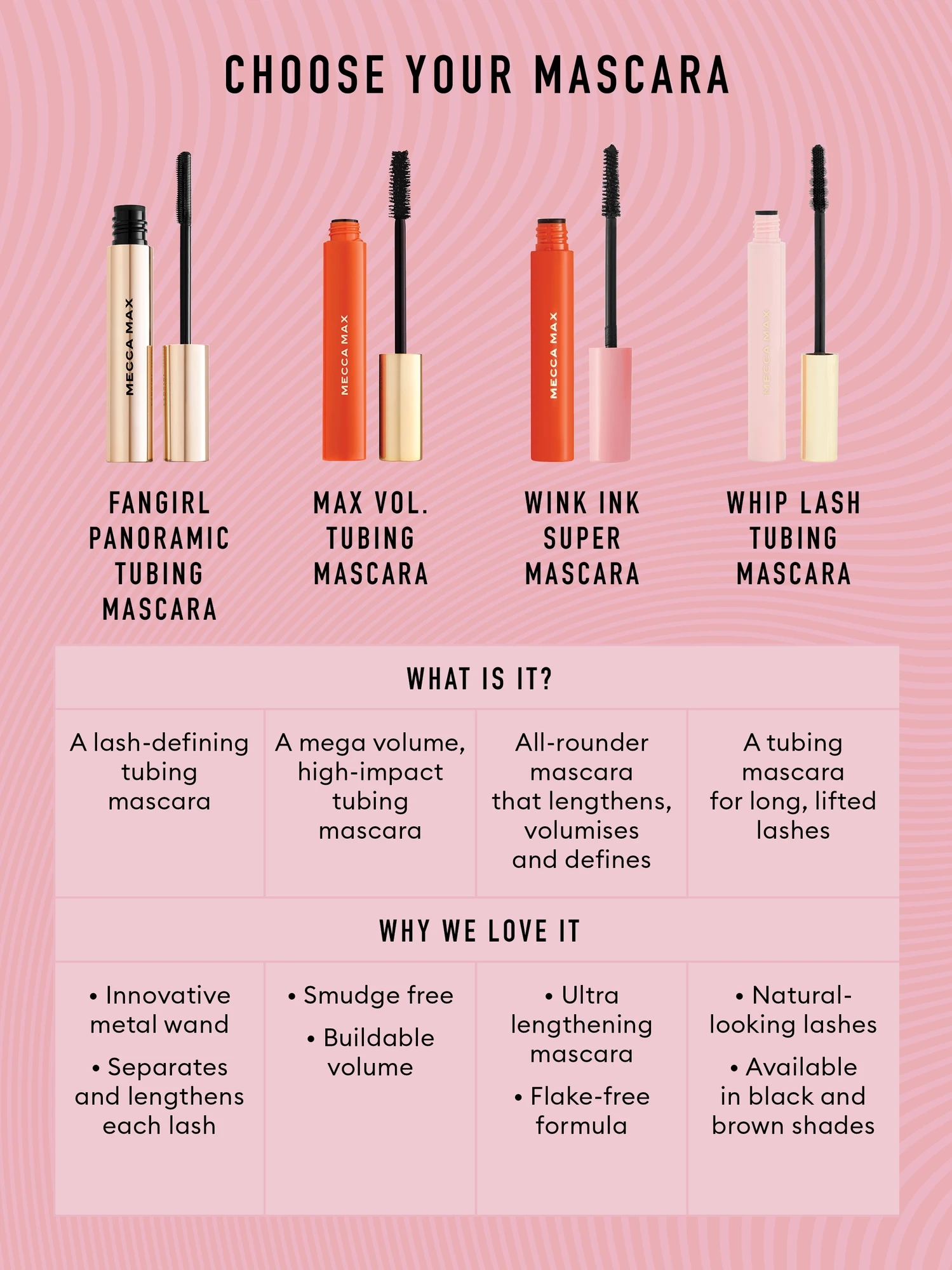 Alternative Image MECCAMAX Fangirl Panoramic Tubing Mascara