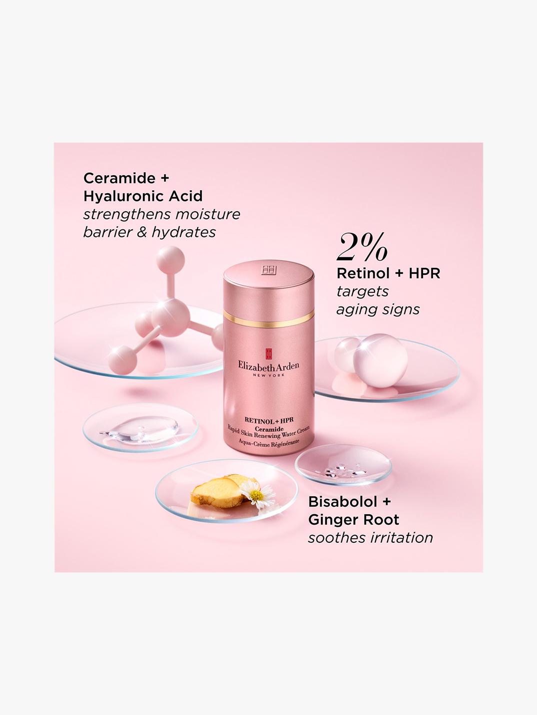 Elizabeth Arden Retinol Ceramide Capsules & Retinol + HPR Cream; Nighttime  Skin Care, Fine Line and Wrinkle Erasing Face Serum, Rapid Skin Renewing