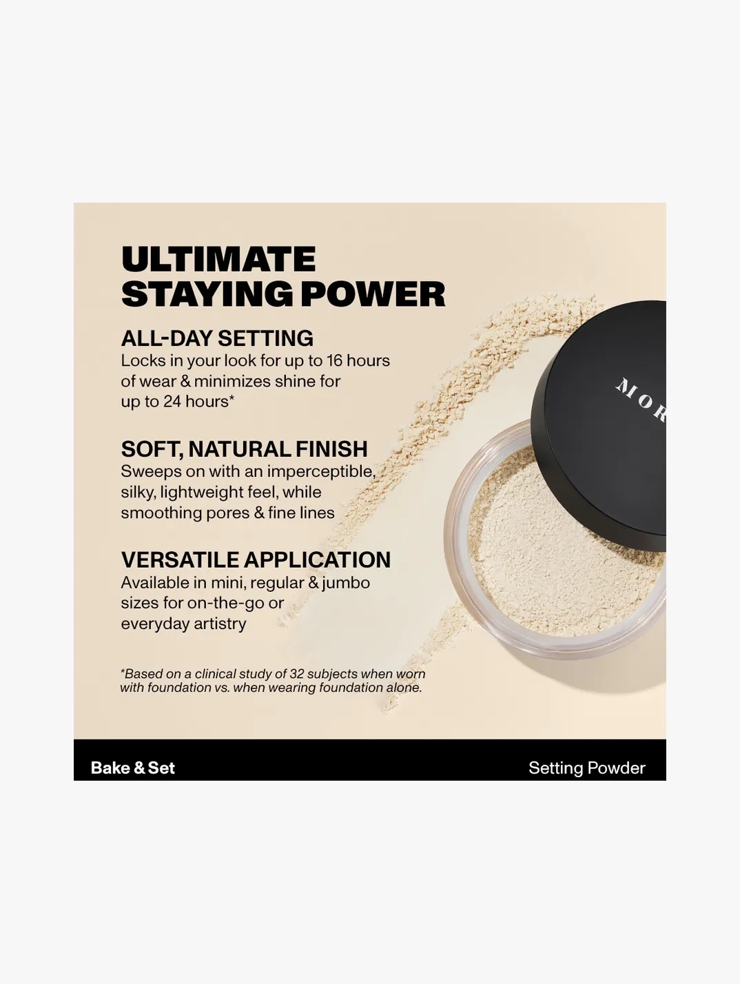 Alternative Image Morphe Jumbo Bake Set Soft Focus Setting Powder