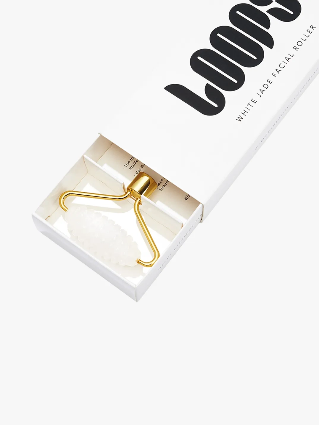Alternative Image LOOPS White Jade Facial Roller