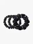 Alternative Image Slip Scrunchie Set Black