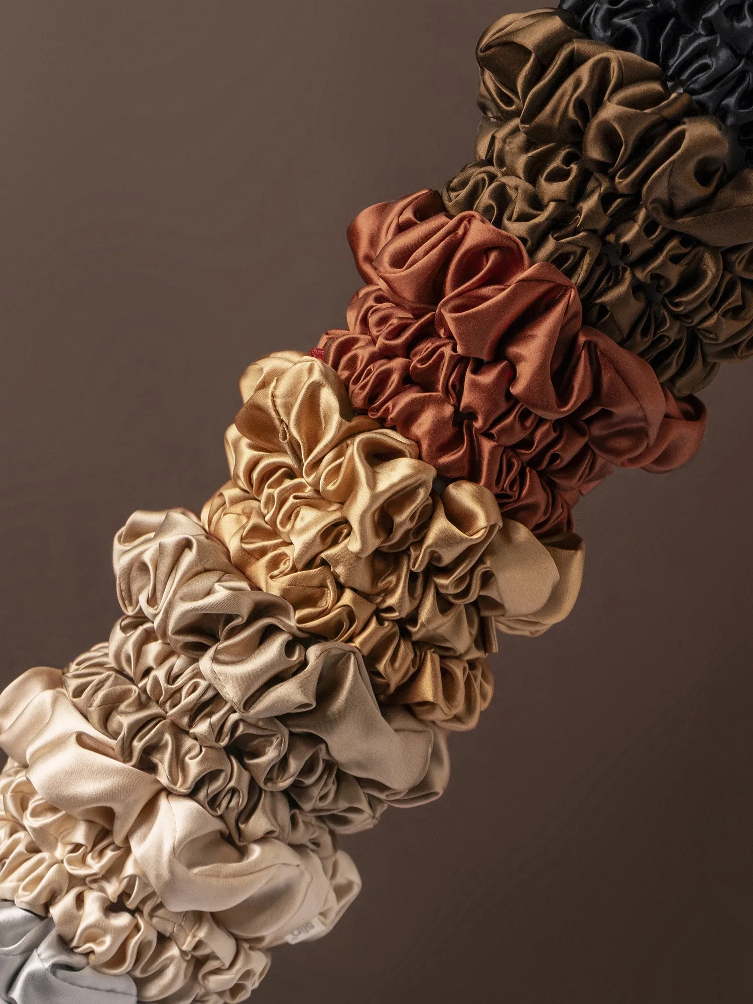 Alternative Image Slip Assorted Scrunchies Set
