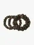 Alternative Image Slip Scrunchie Set Dark Brown