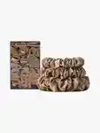 Hero Slip Scrunchie Set Light Brown