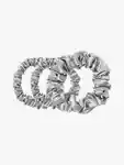 Alternative Image Slip Scrunchie Set Silver