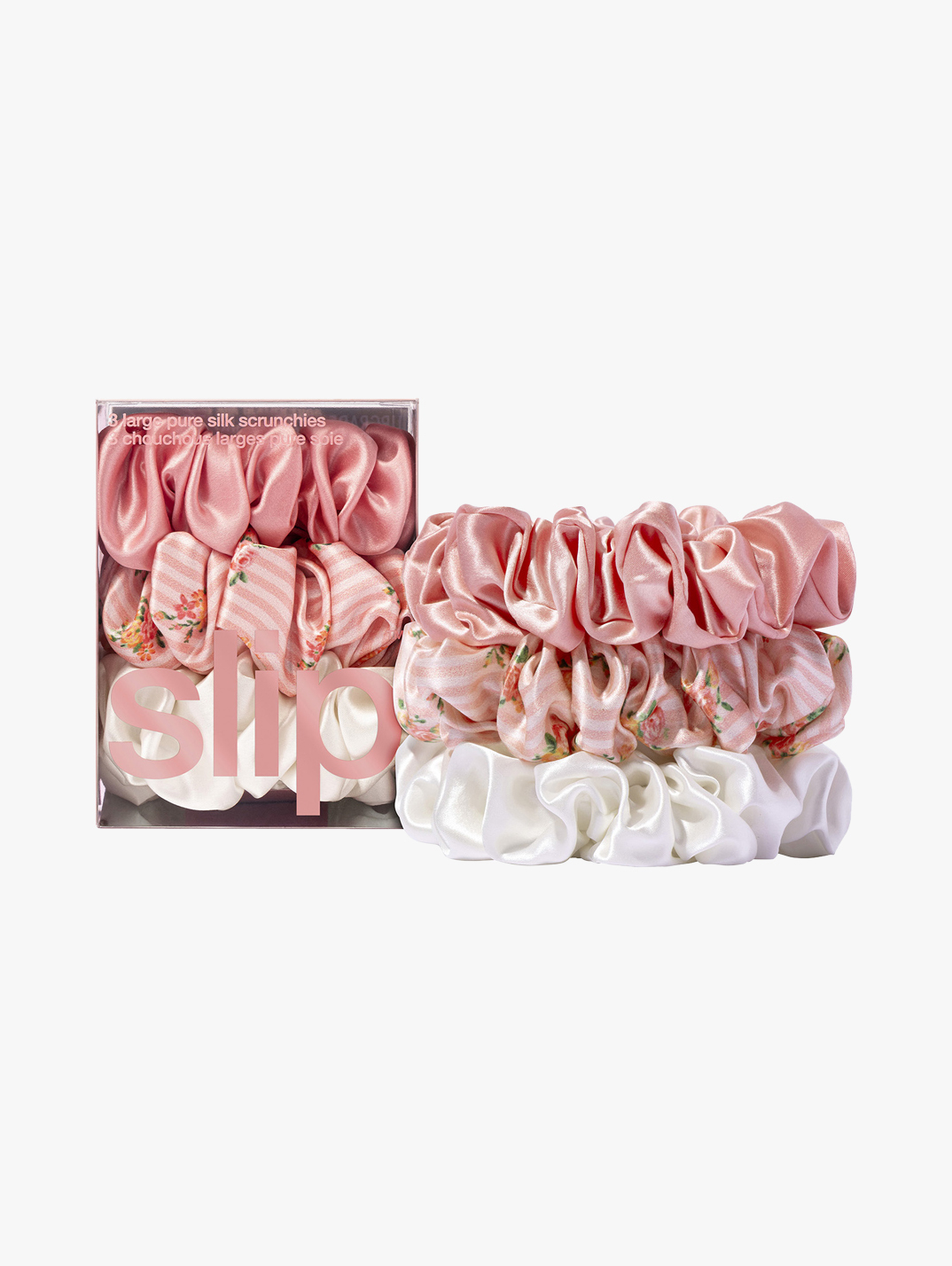 Petal Pure Silk Large Scrunchies