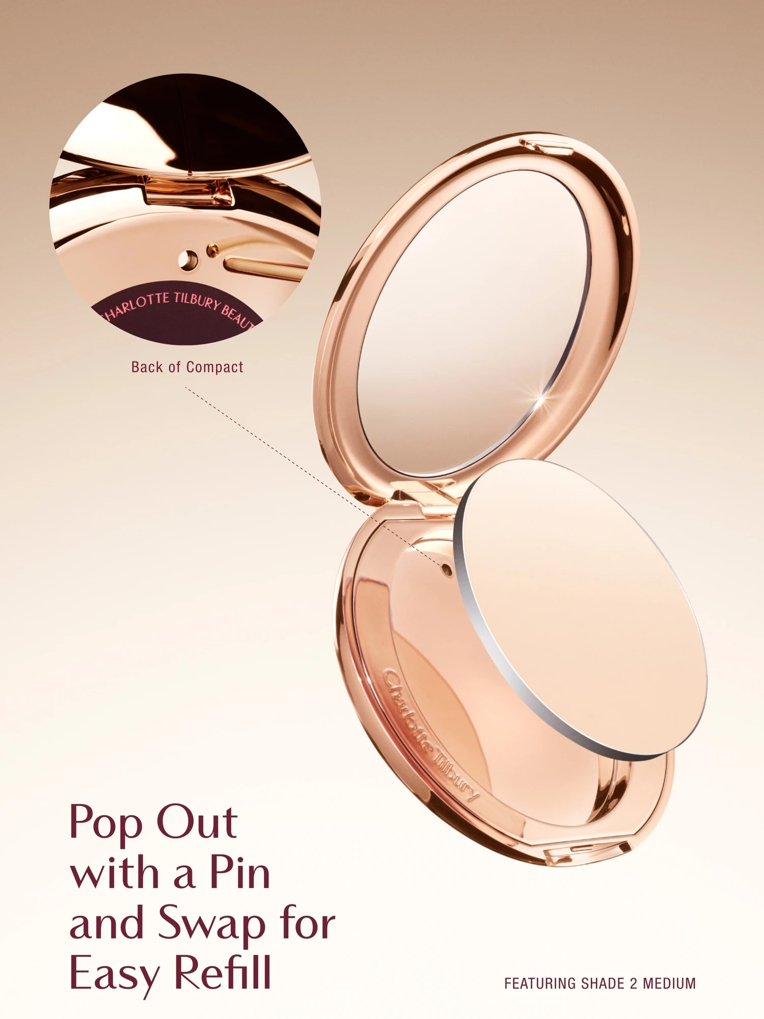 Alternative Image Charlotte Tilbury Airbrush Finish Powder Refillable