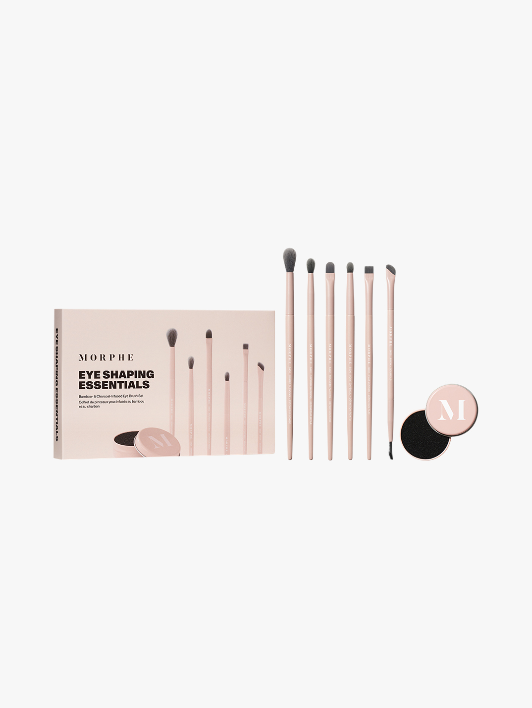 Morphe Eye Shaping Essentials Bamboo & Charcoal Infused Eye Brush Set